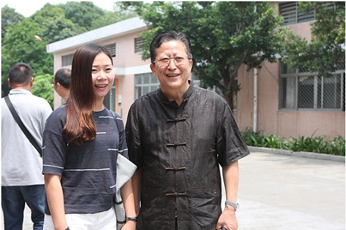 材通实业总经理魏丽慧与名匠装饰(集团)温浙涛董事长